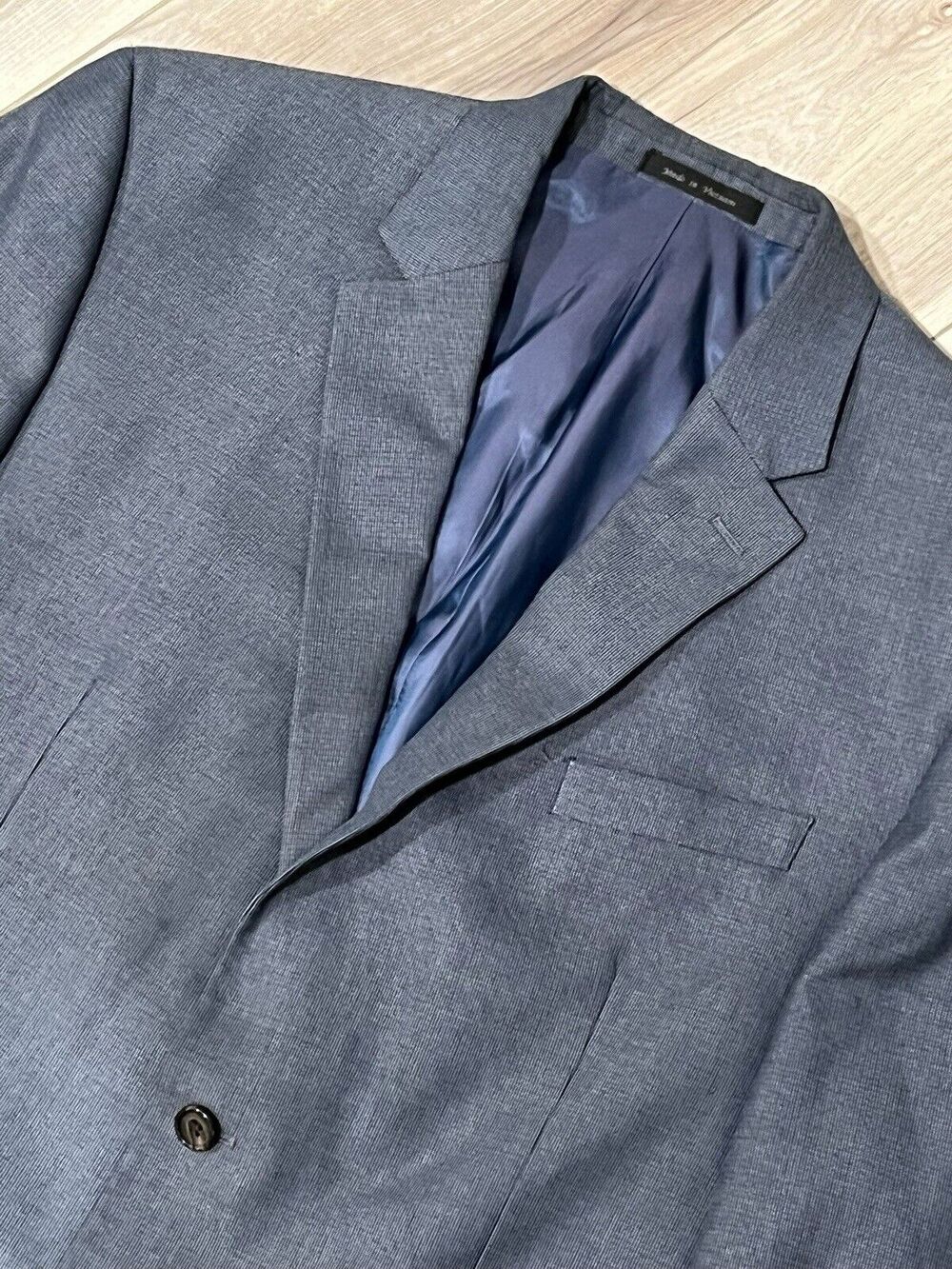 Ralph Lauren Men's Blue Check 2 Button Sport Coat Blazer Size 40R 252 Hang